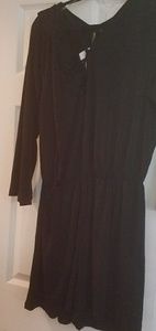 Plus Size Black Romper