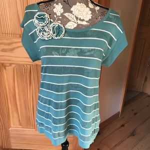 Teal Blue light weight Sweater