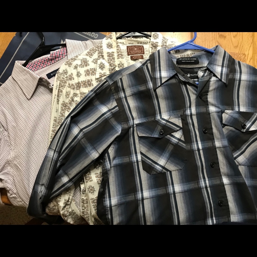 LOT of 3 Men’s Casual Button Ups
