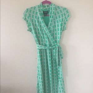 Faux wrap dress