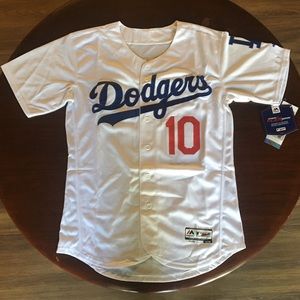 Los Angeles Dodgers #10 Turner New white jersey