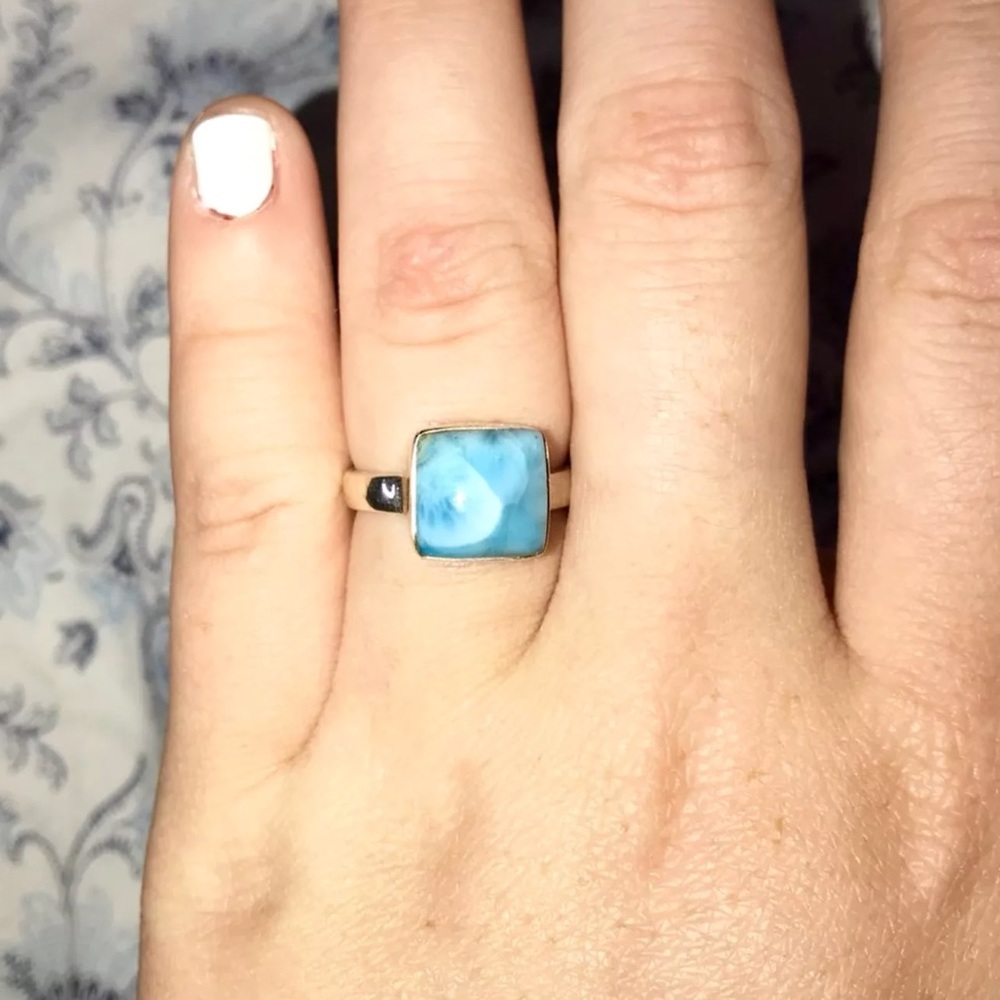 Beautiful Larimar Ring
