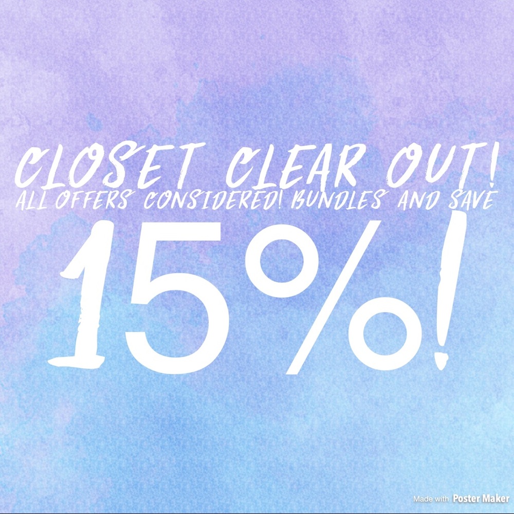 Bundle and Save! 15%!!!!