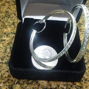 925 Sterling Silver Hoop Earrings