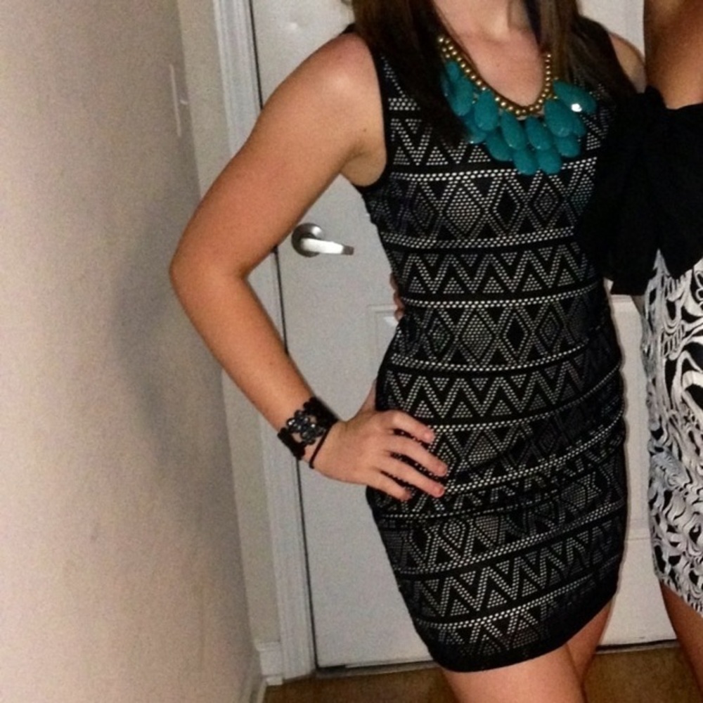 Flattering black dress