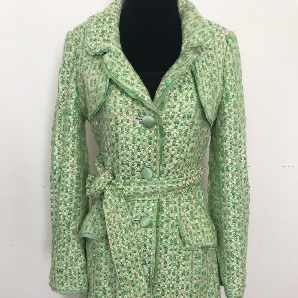 Banana Republic weave pattern coat