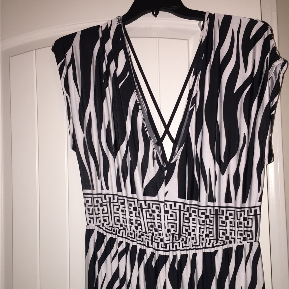 Zebra print Jumpsuit ..NWOT