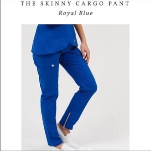Jaanuu cargo Scrub pants w/ ankle zipper