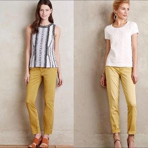 Mustard yellow Pilcro Chino Pants Anthropologie Mustard yellow Pilcro Chino Pants Anthropologie