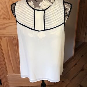 Navy Trim tank perfect for under a Work Blazer