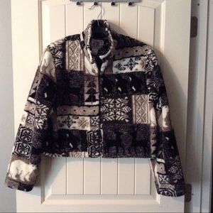 Winter Scenes Fleece Jacket