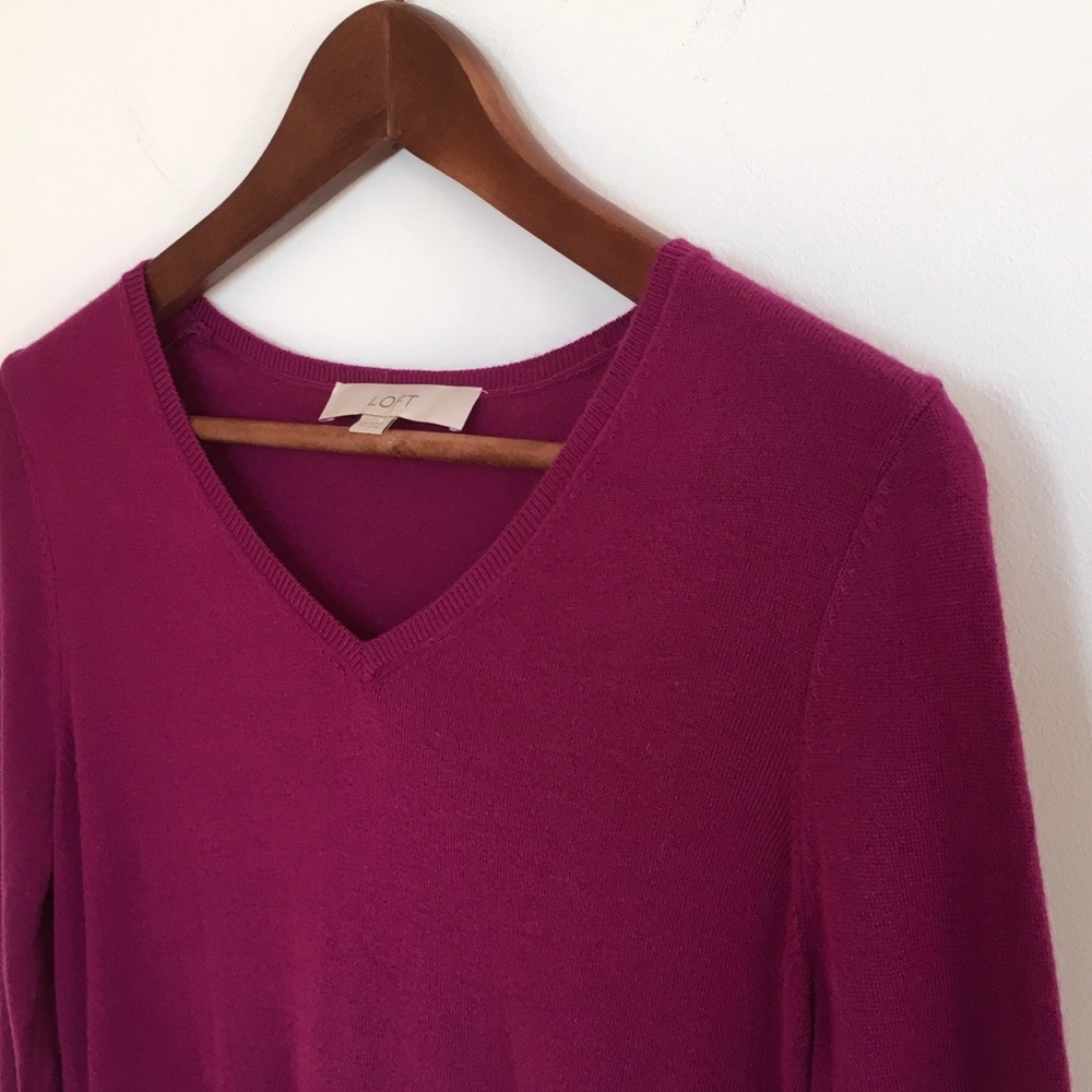 Ann Taylor Loft v-neck sweater