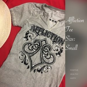 Affliction Embellished T-Shirt