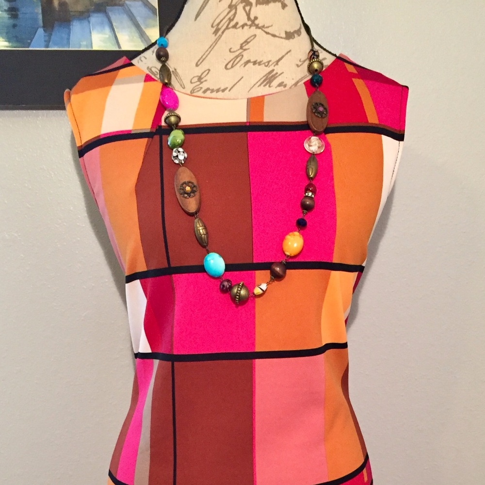 Worthington Geometric Stretch dress