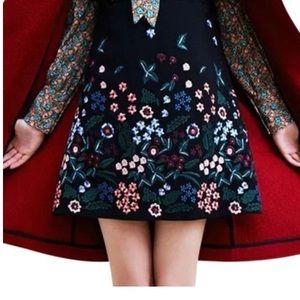 NWT ZARA EMBROIDERED A LINE SKIRT 🔥🔥🌷🌸BLOGGERS