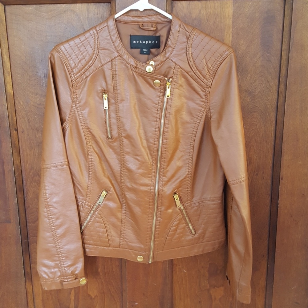 Metaphor "Missy" Faux Leather Jacket