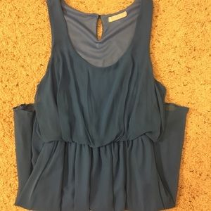 Blue dress