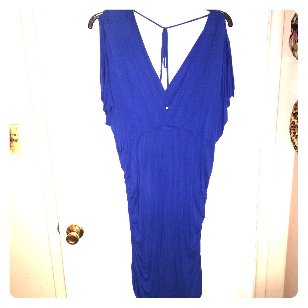 Keeping it classy with spice! •Royal Blue Dress•