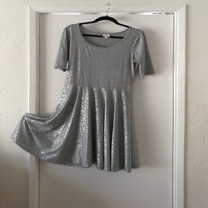 Lularoe Nicole Silver Holiday