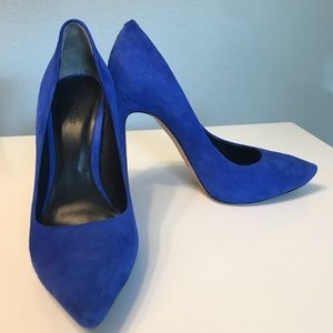 Rachel Roy Blue Suede Pumps