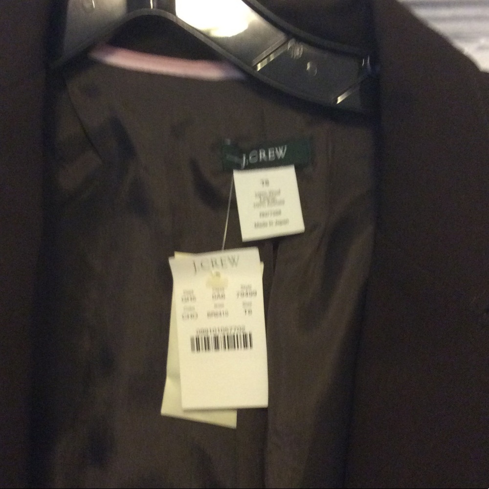 Brown J.Crew Blazer tall 6 - Picture 2 of 8