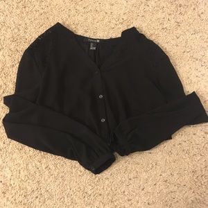 Long sleeve black top