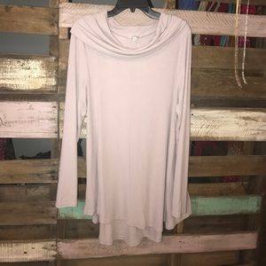 Cow neck Sweater Tunic