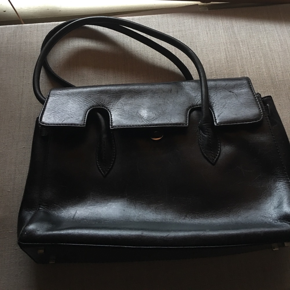 Preston and York Black Leather Purse
