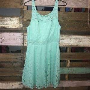 Teal dress