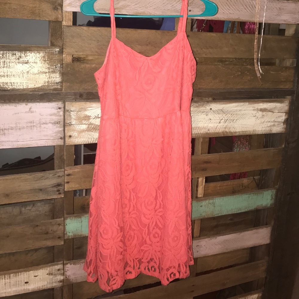 Lace floral dress