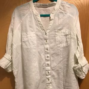 White button down shirt SZ 3