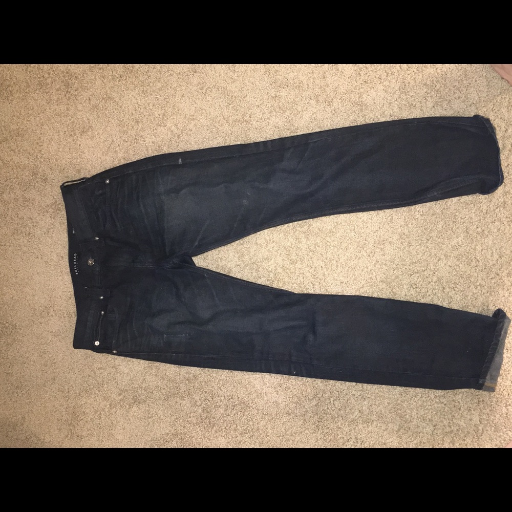DENIM Dark wash SLIMFIT BULLHEAD BRAND