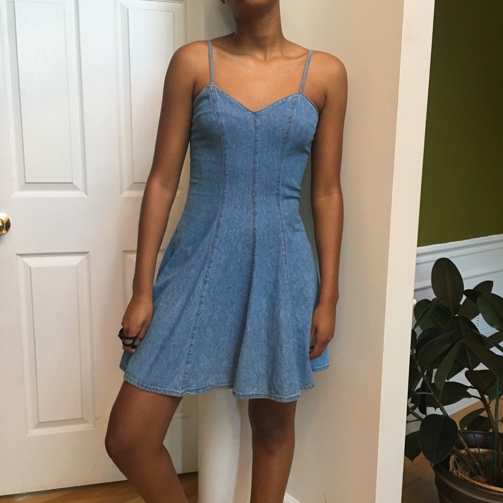 vintage denim dress