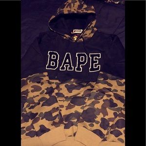 A Bathing Ape Camo Hooded Sweatshirt