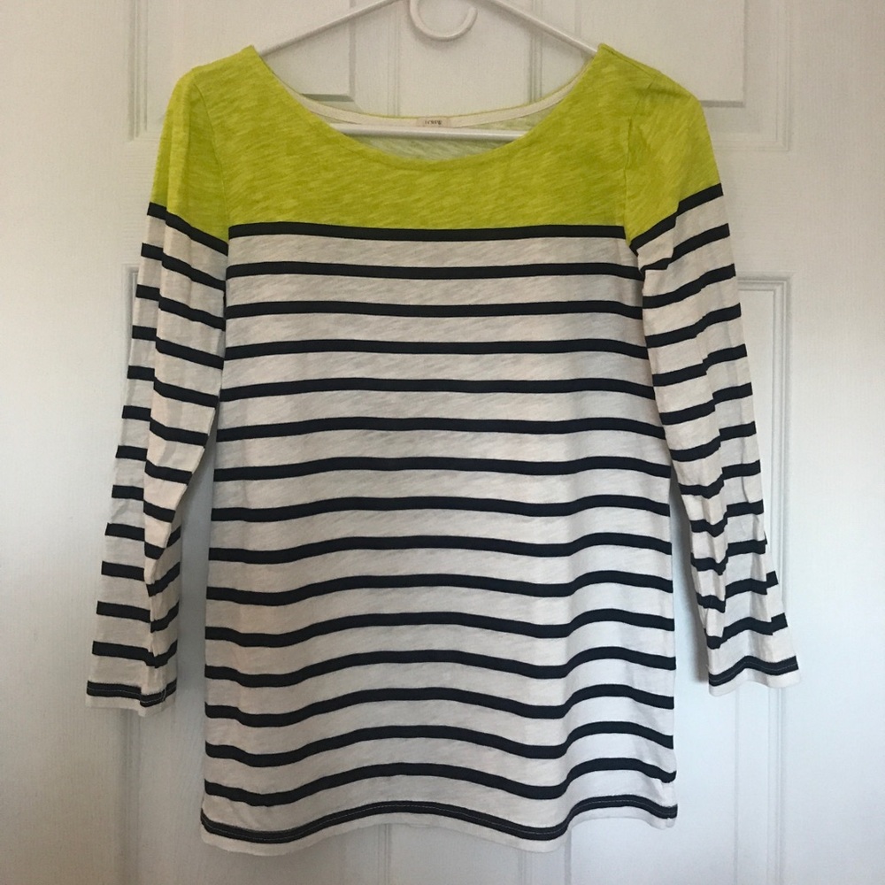 JCrew Factory Striped Top Size XS