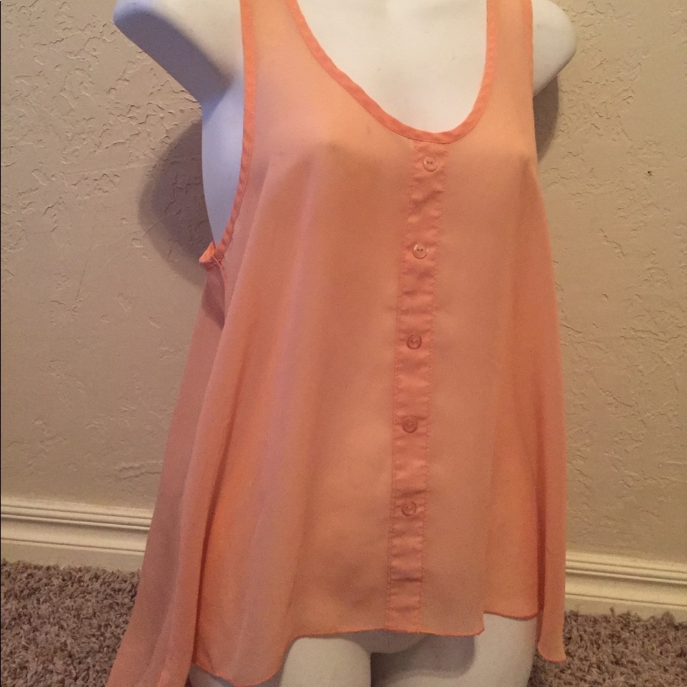 Peach tank top