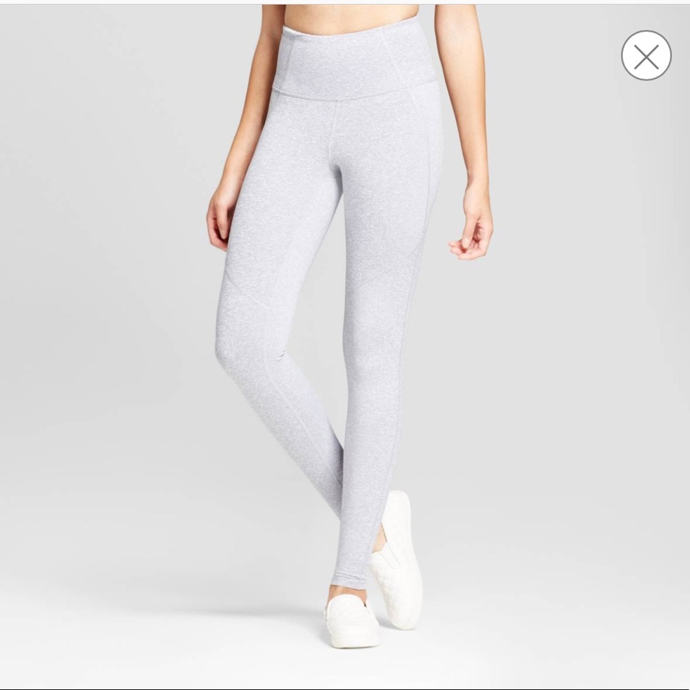 Target Brand Mini Stripe Grey Leggings
