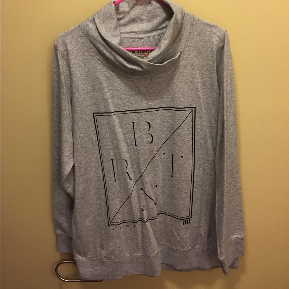 NWOT Burton cowl neck sweatshirt