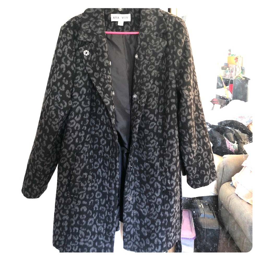 Cheetah trench coat !