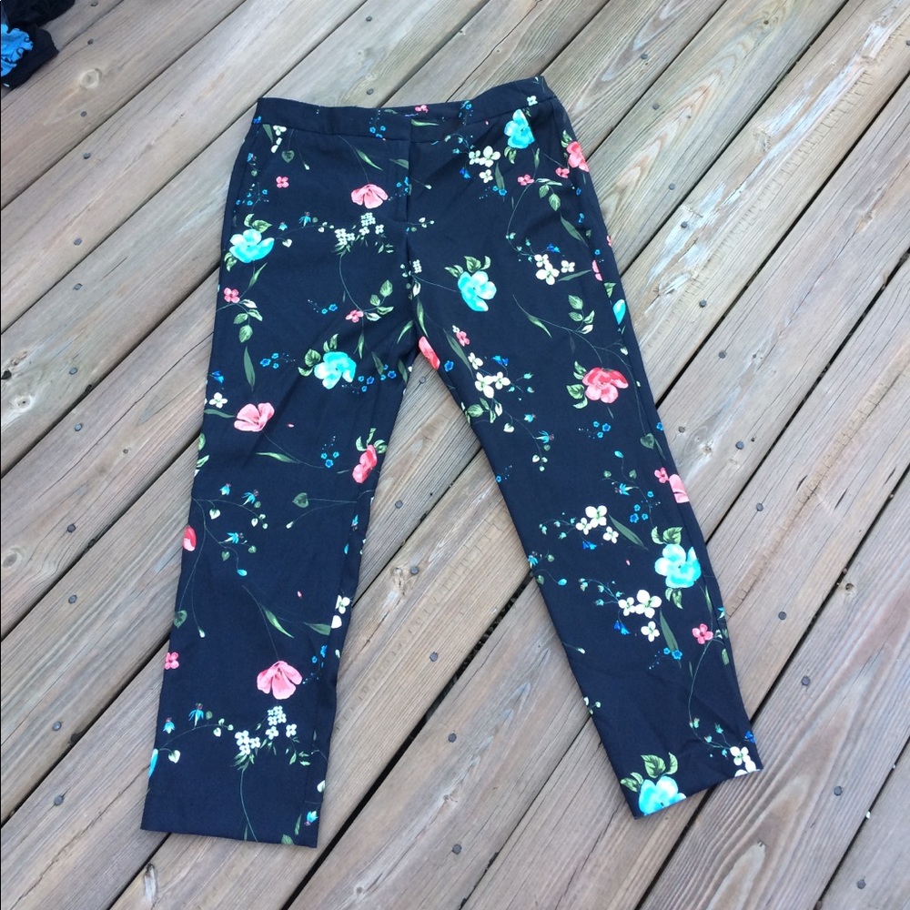 Floral dress pants