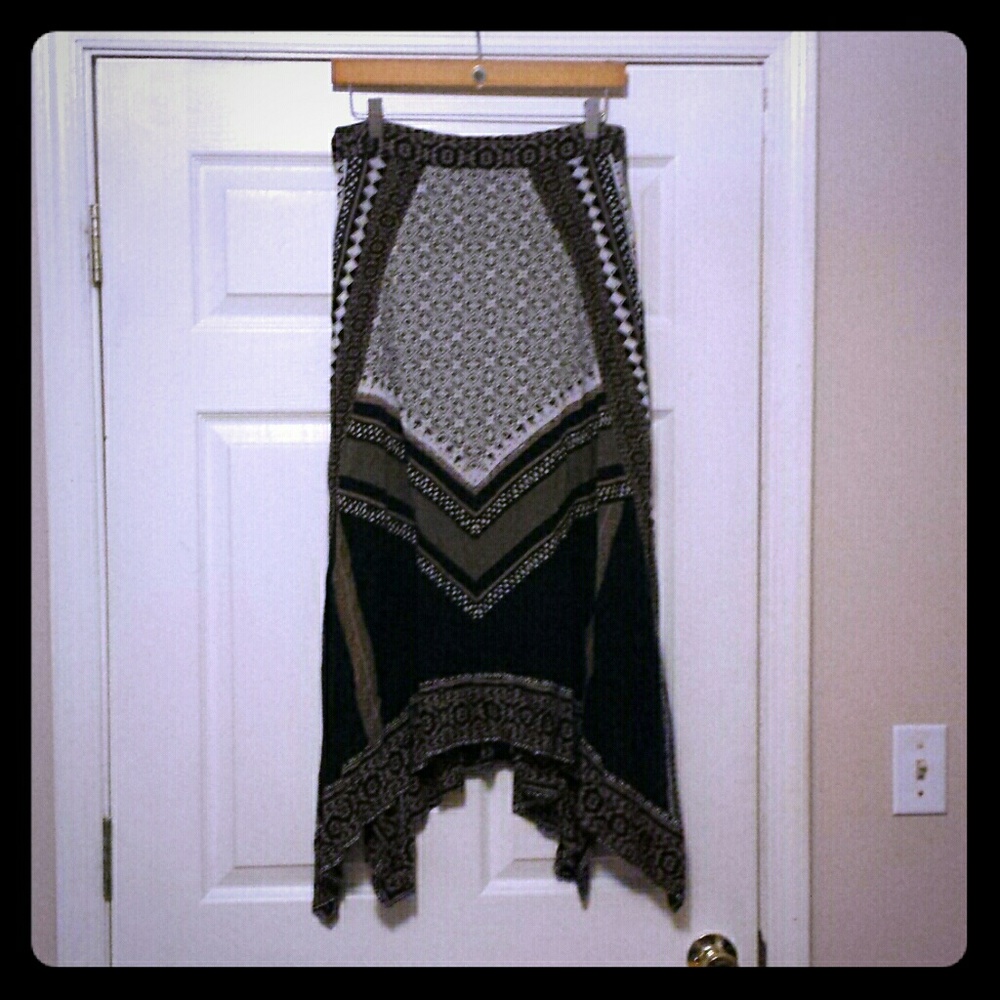 Free people bedouin traveler skirt