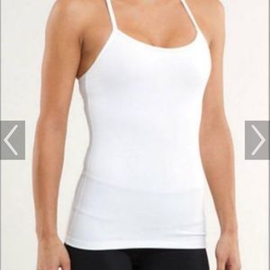 Lululemon Athletica Power Y Luon Yoga Tank Sz 10