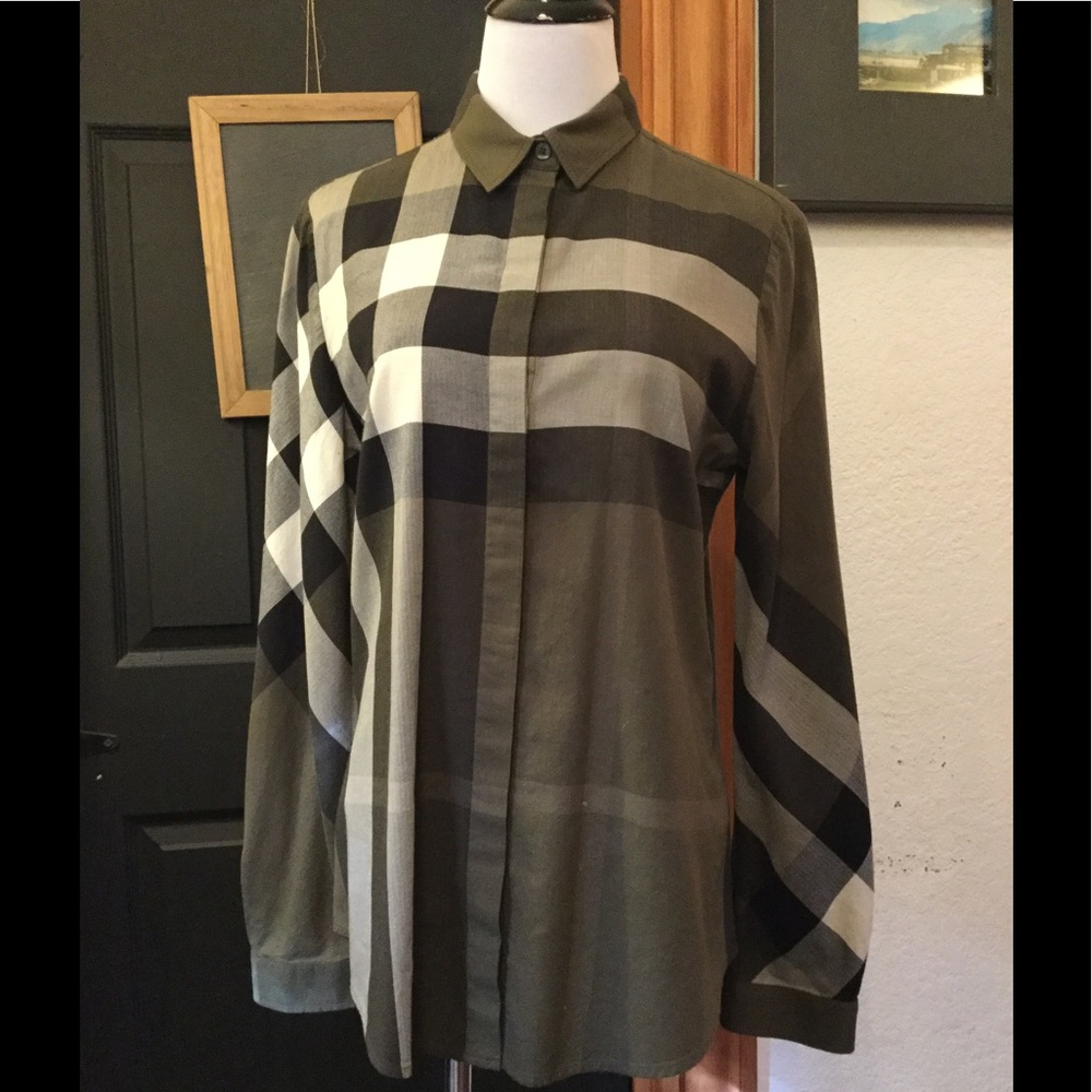 Burberry Brit Gingham Button-down