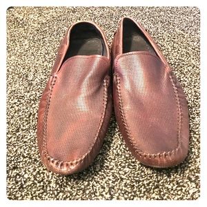 Kenneth Cole Brown Leather Driving Shoes