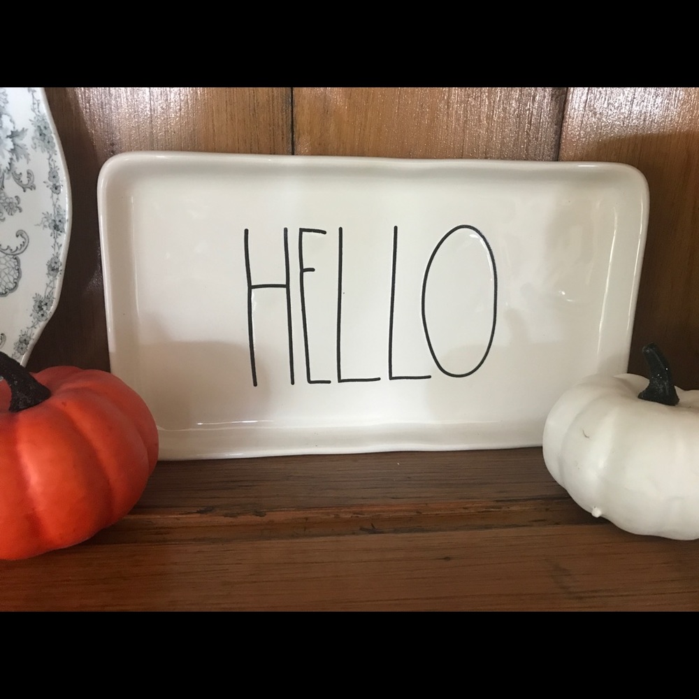 Rae Dunn Hello Tray