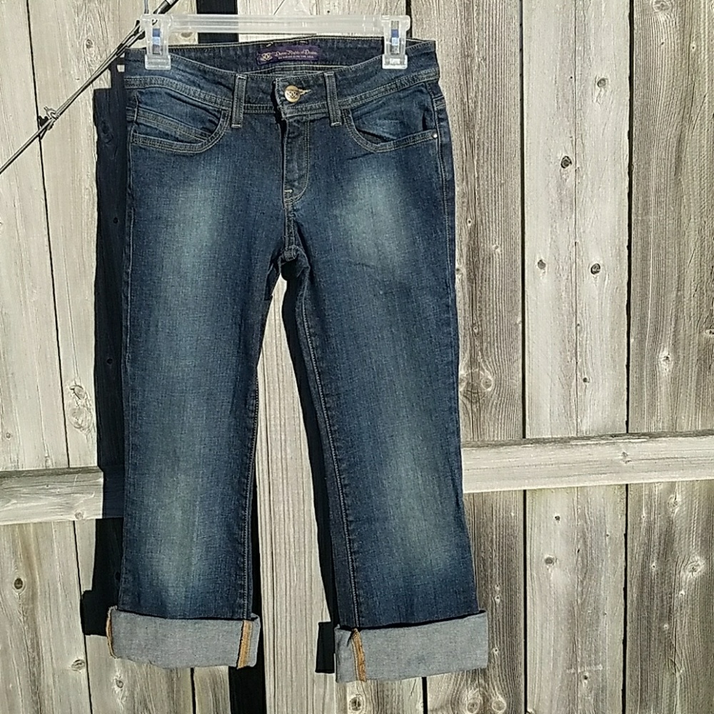 Stretch Denim Capris