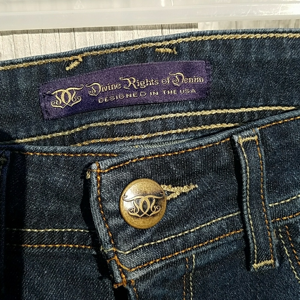 Stretch Denim Capris - Picture 3 of 3