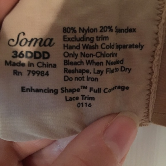 Soma EUC Enhancing shape for coverage bra - Picture 2 of 3