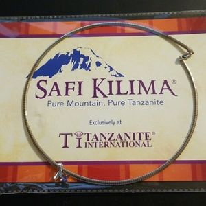 Natural Tanzanite necklace