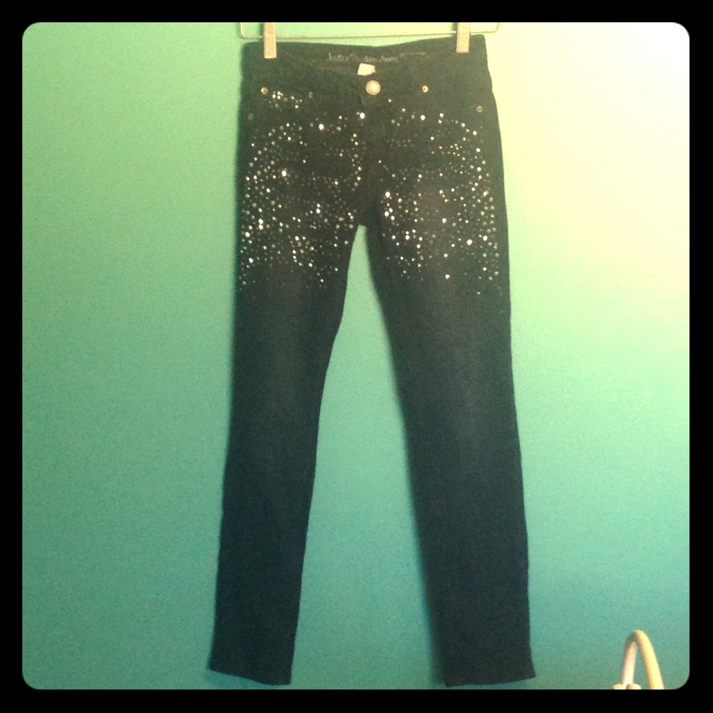 Gem studded jeans